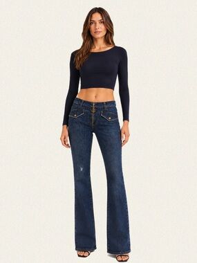 Deadstock Vintage Just Cavalli Y2K Bootcut Flared Western Jeans